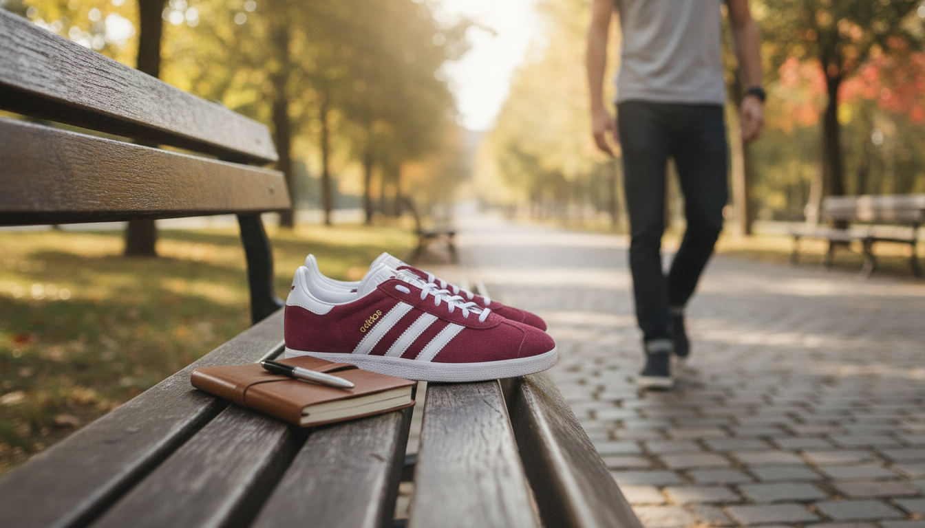 Adidas Men’s Bordeaux Sneakers: Comfort Meets Color