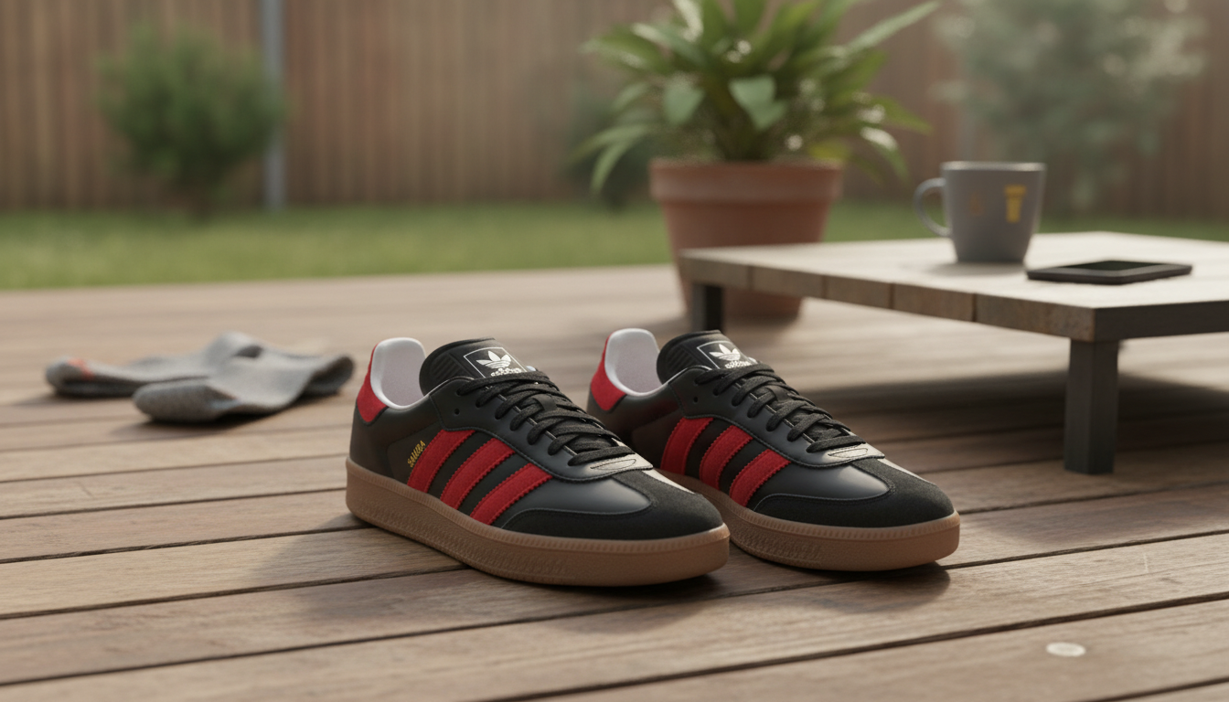 Adidas Mens Slip On Sneakers: Black, Comfy, Clean