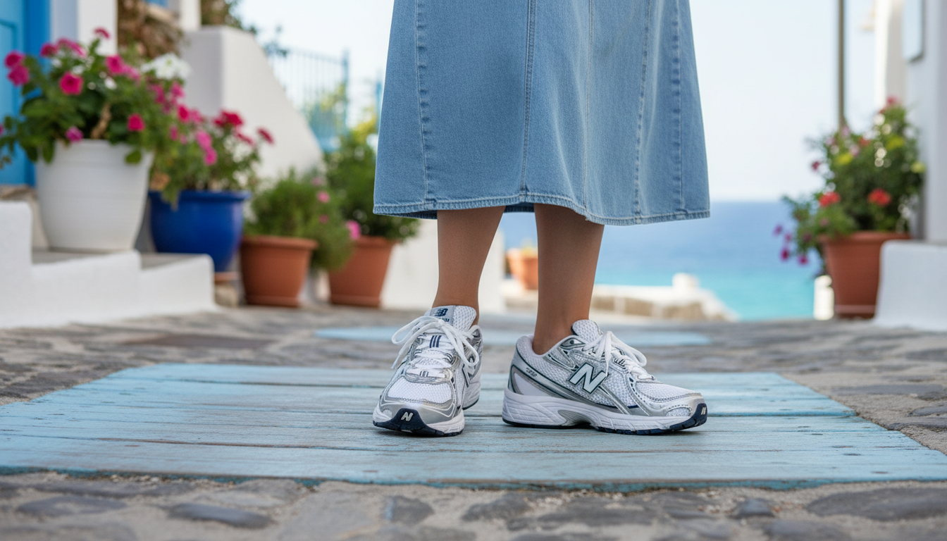 New Balance Blue Print Sneakers: Light & Walkable